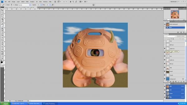 Creation of Alien Turtle Armor: Step 9